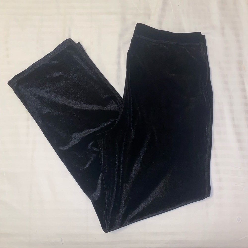 Black Velour Sweatpants